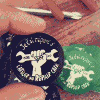 sticker repair café